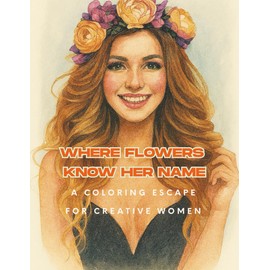 Where Flowers Know Her Name: A Coloring Escape for Creative Women: Relaxation Coloring Book Featuring Women and Blossoms