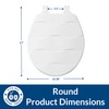 MAYFAIR 33SLOW 000 Sculptured Basket Weave Toilet Seat will Slow