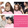 Tibapla 2Pcs Short Makeup Capes, Waterproof Nylon Barber Cape, Hair