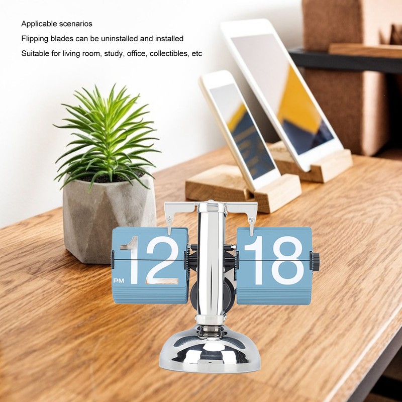 European Style Retro Digital Flip Down Clock 304 Stainless Steel