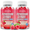 2 Pack Potassium Citrate Gummies, High Potassium Supplement Gummies 1200mg