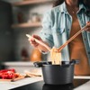 8.5qt Pasta Pot with Strainer Lid, Cast Aluminum Stockpot Multipot,