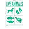 International AIR Transport Travel Live Animal Species Labels 6pk