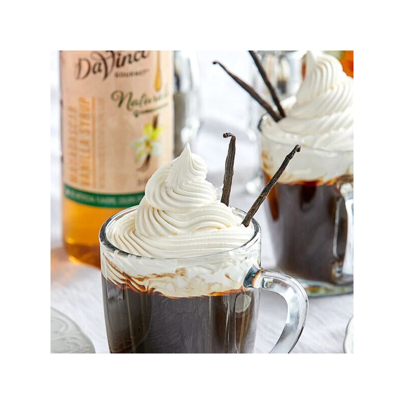 FixtureDisplays DaVinci Gourmet All-Natural Madagascar Vanilla Flavoring Syrup 750 mL