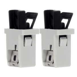 (2PCS) MFG61979001 Locker Microwave Slide Out Hood Assembly Fits for LG Microwave Parts LMHM2237ST LMH2016ST Compatible with Kenmore Microwave Ovens 72187583610 72187587610 72187583611