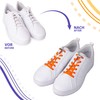 Sulpo Flat No Tie Shoelaces, Elastic Shoelaces with Metal Aglets,