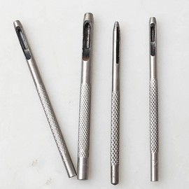 14 Pcs Leather Hole Punch Eyelet Round Shape Hole Punch Belt Punch Tool Hole Punch Punch Leather Craft DIY Punch Leather Punch Leather Punch Leather Punch Hollow Punch Belt Steel 0.06 inch (1 mm) 0.06 inch (1.5 mm) 2 mm 2.5 mm 3 mm 3.5 mm 4.5 mm 5 mm 6 m