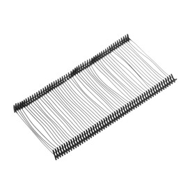sourcing map 1000pcs Standard Tagging Gun Fasteners 50mm Tagging Barbs Pins PP Plastic Tag for Price Tagging Gun, Clothing Tags Gun Attachments for Clothes Bag Fabric, Black