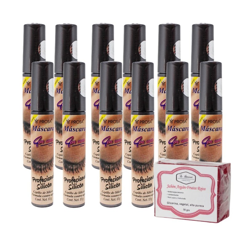 Prosa 12 Piezas Rimel Mascara Pestañas 4 En 1, 1