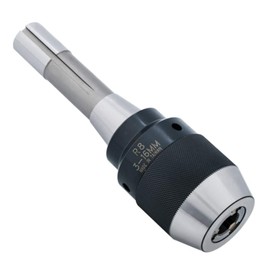 Chum Power 1/8"-5/8" Special Heavy Duty Keyless Drill Chuck with Integrated Shank, R8 Shank, Titanium Jaws