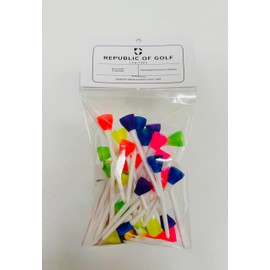 Simarki Neon Plastic Golf Tees (30-Pack) 2-9/10 Inch (1)