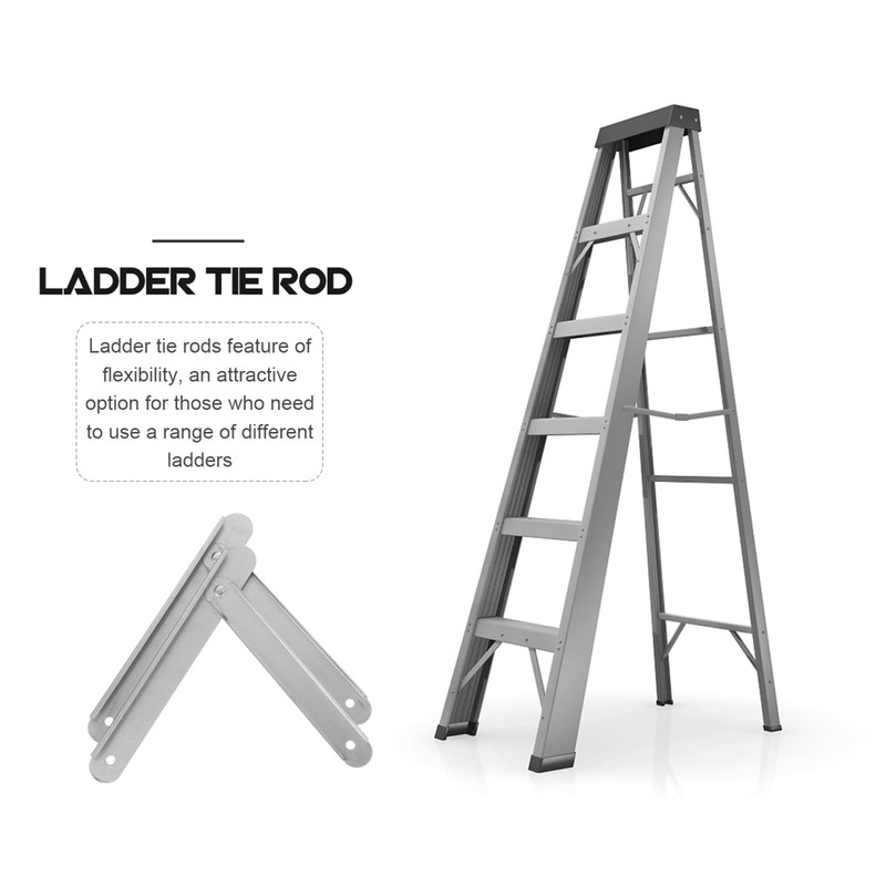 Housoutil 2PCS Aluminum Alloy Step Ladder Hinges, Easy Install Replacement
