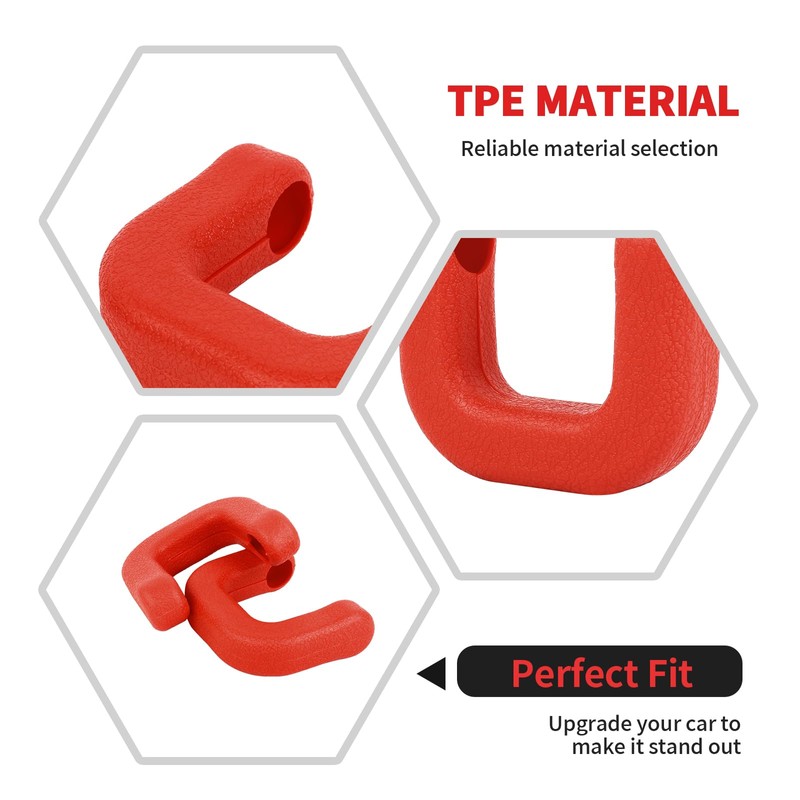 RT-TCZ Tow Hook Covers - Bumper Tow Hook Rubber Protector