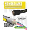 TUTULUCK Flexible Pressure Washer Hose 50FT, 1/4'' Kink Resistant 3600