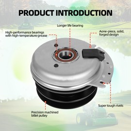 Electric PTO Clutch Compatible with Husqvarna MZ28ZT MZ28T MZ5225ZT Yazoo Kess zmkw6124 zmkw5222 kmkw6124 Dixon Ultra 52-BF Replacement Part Number 607001 574607001 5218-247