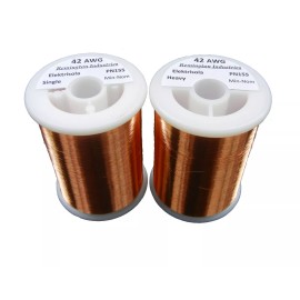 Elektrisola Pickup Winders Kit #7 - 42 & 42 Heavy AWG Enameled Copper Magnet Wire - 8 oz