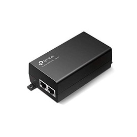 TP-LINK TL-PoE160S | 802.3at/af Gigabit PoE Injector | Non-PoE to PoE Adapter | Supplies PoE (15.4W) or PoE+ (30W) | Plug & Play | Desktop/Wall-Mount | Distance Up to 328 ft. | UL Certified, Black
