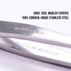 [Premium Hand-Made] Round tip Tweezers, 316 Surgical-Grade Stainless Steel for