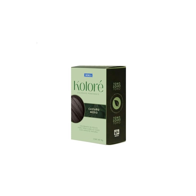 Merza Tinte Koloré Sin Peroxido Sin amoniaco Tonos Castaños Sin