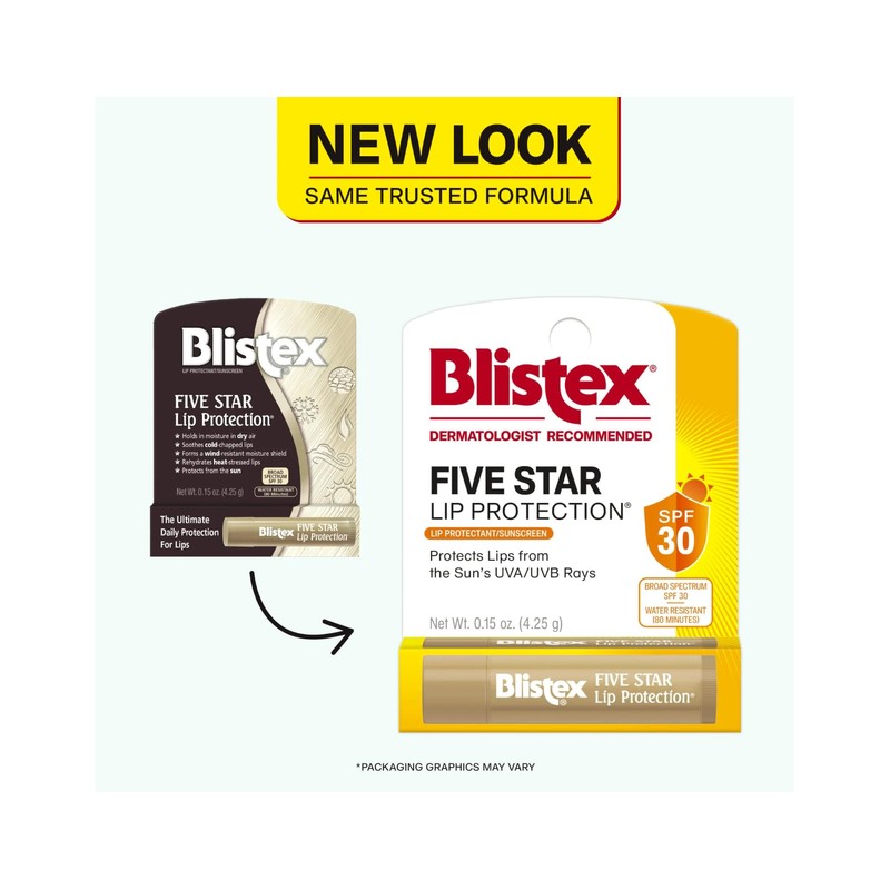 BLISTEX 5 STAR LIP BALM 1 EACH