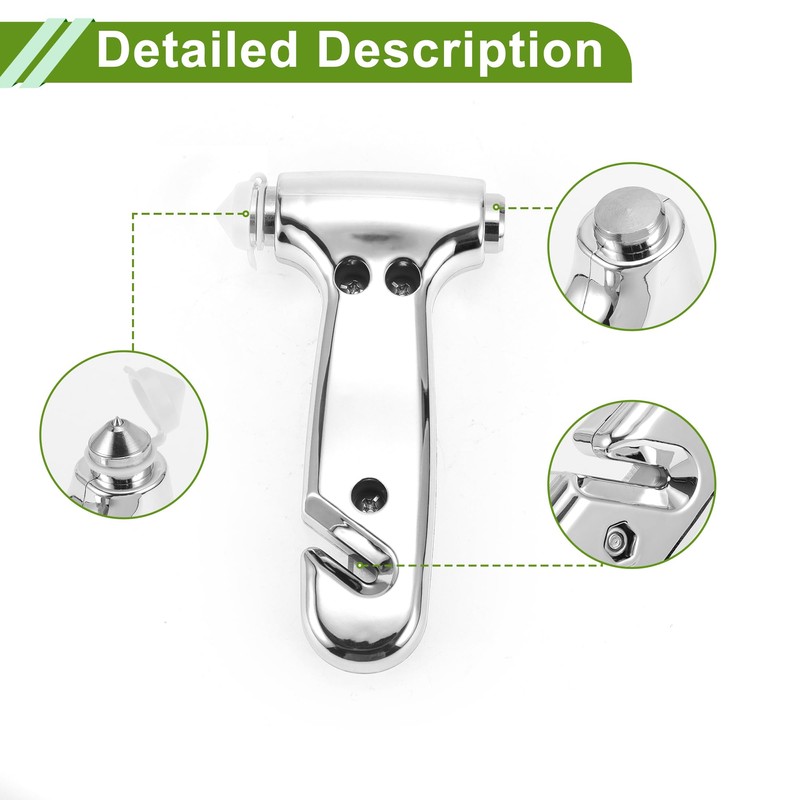 HOPESPANNER Universal Car Safety Hammer Glass Breaker Urgent Escape Tool