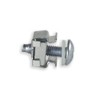 RackGold Tuerca de jaula de zinc 10-32 y tornillos con
