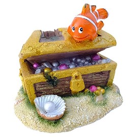 Aqua Della Clownfish Aquarium Decoration, 9-Icnh, 4.5 x 3.5 x 4 cm