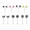 Torune Love Love Eyes Face Food Picks for Bento Box