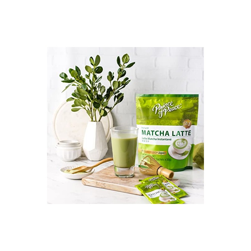 Prince of Peace Matcha Latte Instant Beverage - 24 Sachets