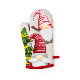 Excelsa Gnomo Friends One Size Cotton Polyester Filled Oven Glove with Eyelet
