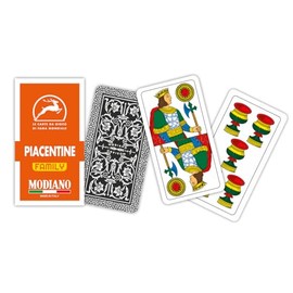 Modiano 300053 Piacentine Regional Cards Family Orange
