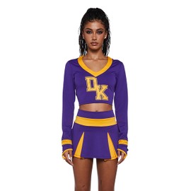 Dolls Kill Cheerleader Maneater Costume - Megan F. Jennifer Body Inspired Outfit by Trickz N' Treatz - XX-Large