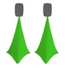 2x spandex stretch speaker stands scrims, DOUBLE SIDED tripod cover