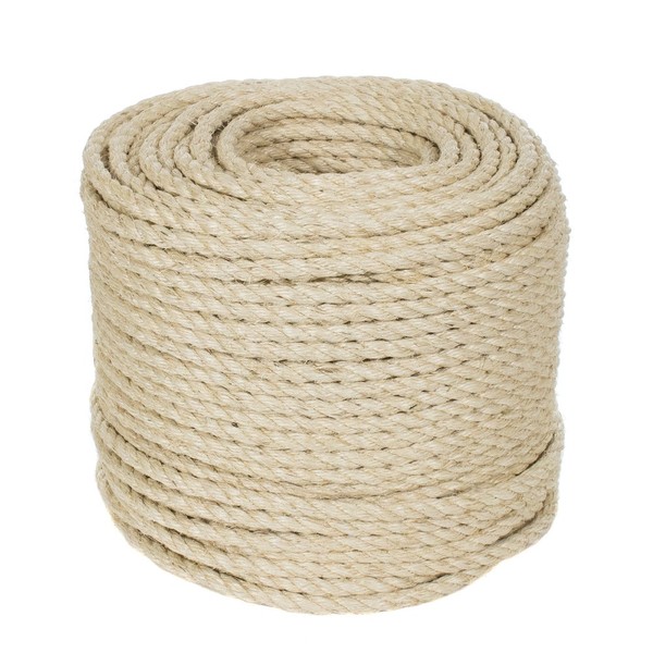 Golberg Twisted Sisal Rope (1/2 Inch x 50 Feet)