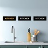 Signs ByLITA Standard Kitchen Sign (Brushed Silver) - Large