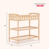 Dream On Me Emily Changing Table, Compact and Portable, Solid