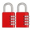 ZHEGE Padlock with Combination Code, Combination Lock, 4 Digit, Locker