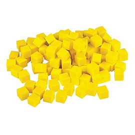 Teacher Created Resources Foam Base Ten, Ones Cubes (20711) , Yellow
