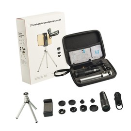 jojofuny 1set Fisheye Wide Angle Lens for Smartphones Macro Photography Kit Extendable Tripod and Phone Mount for Stunning Images