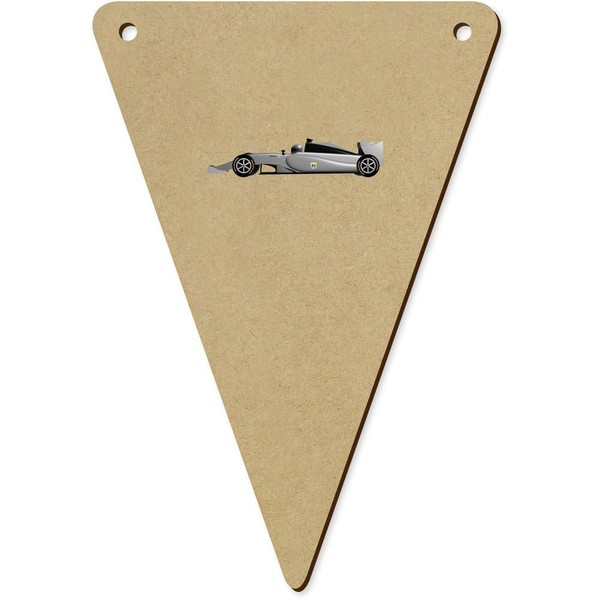5 x 140mm 'The Worlds Fastest Racing Car' Wooden Bunting