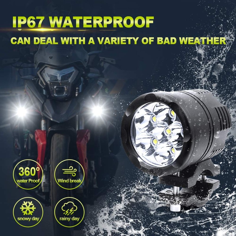 X-STYLE Motorcycle Headlight, Auxiliary Light, 60 W, LED Fog Lamp,