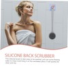 PACKOVE Silicone Body Scrubber Long Handle Bath Brush for Back