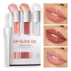 Set De 3 Aceites Para Labios Lip Glow Oil Gloss