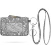 GEGEPINK ID Case Keychain Wallet with Lanyard RFID Minimalist Water