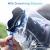 4 Pack Transparente Cámara Cubierta contra lluvia para Canon EOS
