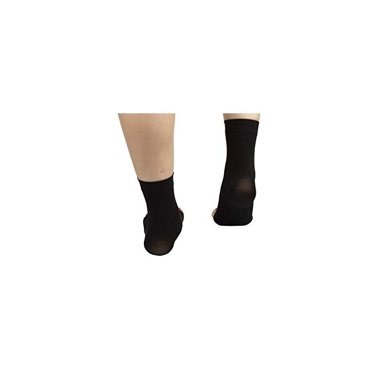 PRO 11 WELLBEING Men and Women's compression ankle sleeves (Black,