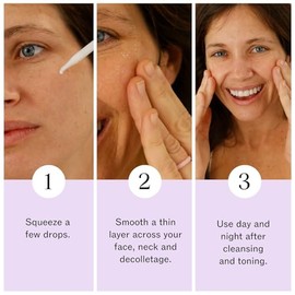 Suero con vitamina C y ácido hialurónico para cara y ojos – Cuidado orgánico de la piel con ingredientes naturales para el acné, antiarrugas, antienve