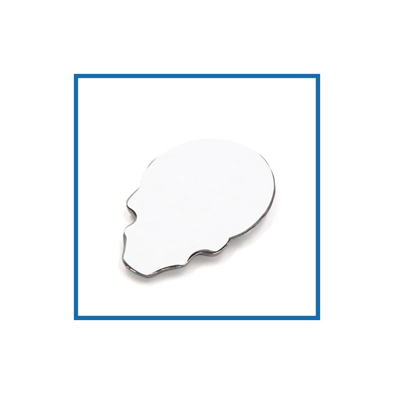 A ABSOPRO Car 3D Emblem Badge Decal Skeleton Skull Bone