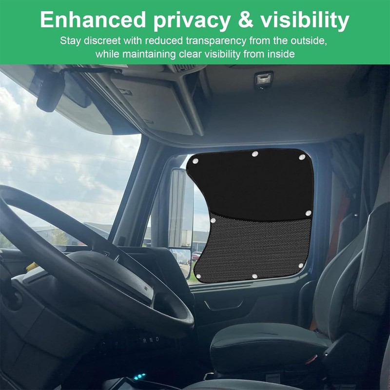 Semi Truck Window Shades - 2X Semi Truck Window Sunshade