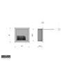 ATM® Desk Cable Grommet | Cable Box Aluminium with Integrated